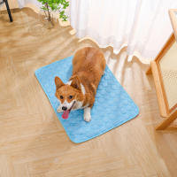 Almohadilla De Hielo Para Mascotas Resistente Al Mordisco Sillón Para Gatos Sofá Para Perros Almohadilla Refrescante De Verano Material De Seda De Hielo - details 5