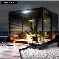 Lámpara Solar LED Para Decoración De Jardín Con 190 Luces Modos De Trabajo 4 IP65 Impermeable Sensor De Movimiento 5V ABS - details 5