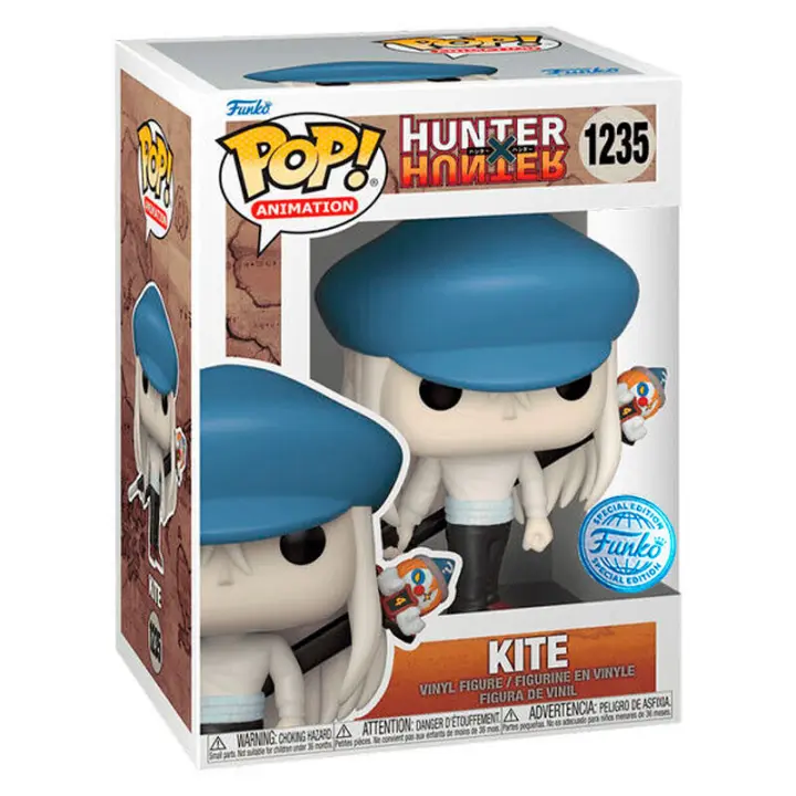 Figura Pop Hunter X Hunter Kite Exclusive-Figura de Vinilo Coleccionable - Idea de Regalo- Mercancia Oficial - Juguetes para Niños y Adultos - Movies Fans - Muñeco para Coleccionistas y Exposición - 1