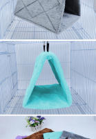 Caja De Encaje Para Pájaros En Invierno Con Hamaca De Peluche Acolchada Hogar Para Descanso Y Nidificación Accesorios Para Pájaros - details 4