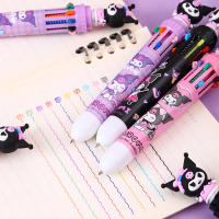 36pcs Bolígrafo De Punto De Sello 0.7mm En 10 Colores Kuromi Sanrio Para Dibujo Y Escritura En Cuaderno Lateral Marcador Estilo Japonés - details 4