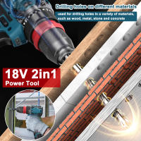 Destornillador Eléctrico Sin Cable 18V 2en1 Con Motor De Corriente Continua Torque 45Nm Herramienta Multifuncional Para El Hogar - details 3