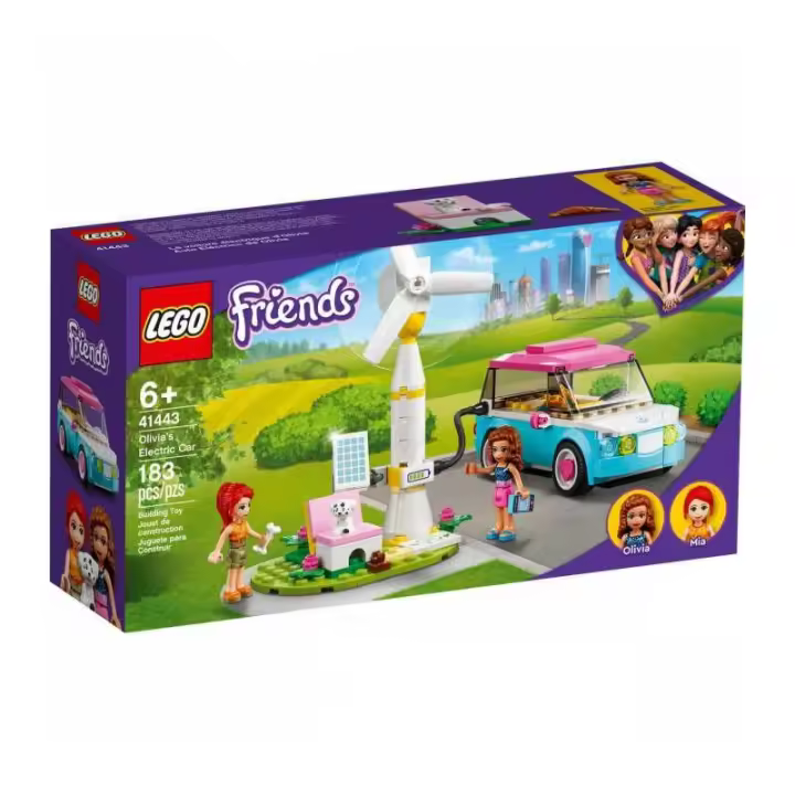 Lego LEGO Friends Coche Eléctrico de Olivia - Juguete de Construcción Amigable con el Medio Ambiente - 1