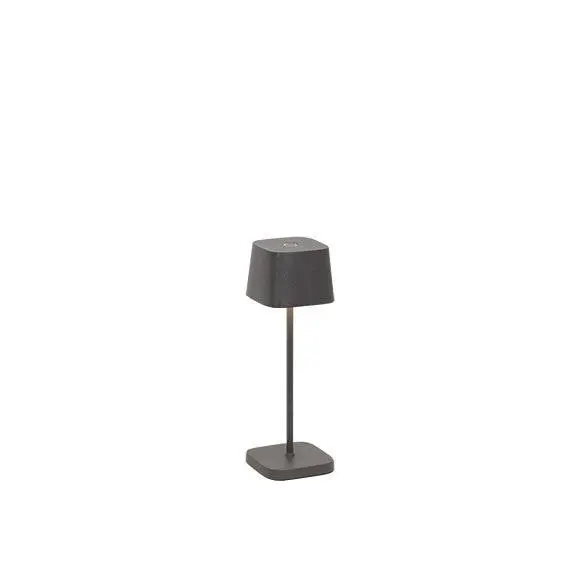 Azafrán Ophelia Micro Lámpara de Mesa H 200 Mm 67x67mm Gris Oscuro - 1
