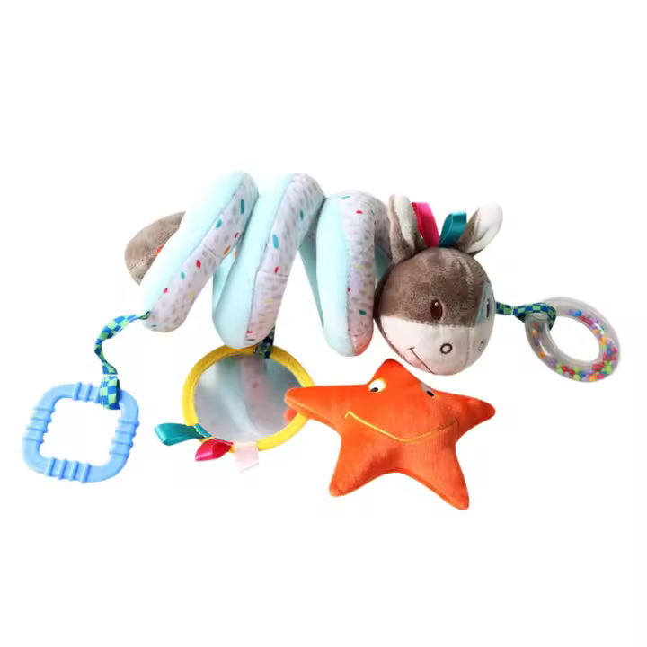 Juguete De Peluche Colgante En Espiral Para Bebé, Cochecito Suave, Juguetes Para Niños, Niñas Y Bebés - 1