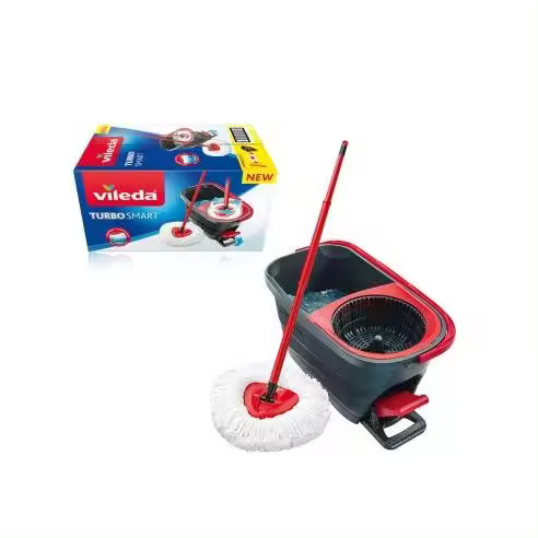 VILEDA Set Fregona Turbo Smart VILEDA - Polipropileno Doble Capa - 77651 Conjunto de fregona Limpieza Fregonas Limpieza - 1