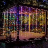 Luces De Cadena LED Para Cortinas Exterior Solar Jardín Pavilion Ventana Decoración De Fiesta De Boda De Navidad De Ramadán Luz Colgante De Vacaciones - details 8