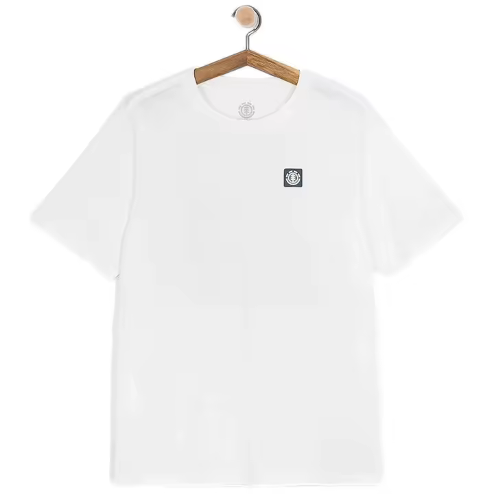 Camiseta de Manga Corta Element Joint Texture para hombre en color blanco - 1