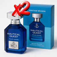 2 UNIDADES NAUTICAL QUEST Eau de Toilette pour homme 100ml Montage Brands Fragancia inspirada en otros perfumes Colonia Hombre - details 1