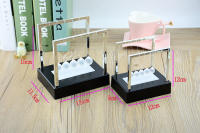 Juguete Educativo De Escritorio Newton's Cradle Regalo Para El Desarrollo Temprano Con Bolas De Metal Y Plástico Estilo Moderno - details 8