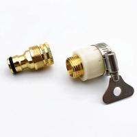 Adaptador De Grifo Universal Para Tubo De Jardín 15-23mm Conector De Agua Herramientas De Riego Material Aleación De Aluminio Pintura De Cobre - details 22