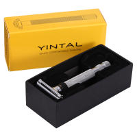 Afeitadora De Seguridad Clásica YINTAL Nueva Moda Ajustable Con Mango Largo Para Hombres Afeitado De Cuerpo Y Cara - details 3