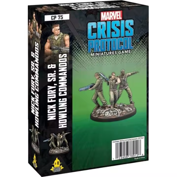 MARVEL CRISIS PROTOCOL: NICK FURY, SR. & THE HOWLING COMMANDOS  MCP  (INGLÉS) - ASMODEE - 1