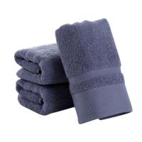 Toalla De Baño Rectangular De Algodón 100% Ultra Suave Y Cómoda Color Sólido Gruesa Lavable En Máquina Secable Para El Baño - details 5