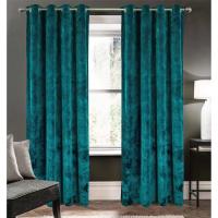 Cortinas de Terciopelo Opaca 100% Poliéster 140x260cm -Cortina Gruesa y Suave -Diseño Moderno -Ojales de Metal -Disponible en 9 Colores-Ideal para Salón, Sala de Estar, Dormitorio y Oficina - details 0