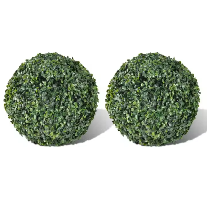 Arbusto de Bolas Boj artificial H27 cm 2 Unidades - 1
