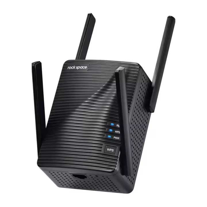 Amplificador Señal WiFi AC2100, Repetidor WiFi Largo Alcance 2100mbps 2.4GHz y 5GHz, Conexión WPS con Puerto Ethernet, Punto Acceso, Amplificador WiFi de Doble Banda con Compatibilidad Universal - 1