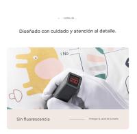 Almohada para bebé antivómitos, almohada para dormir con la cabeza en alto, almohada de frijoles de doble cara, almohada transpirable, refrescante y cómoda. - details 2