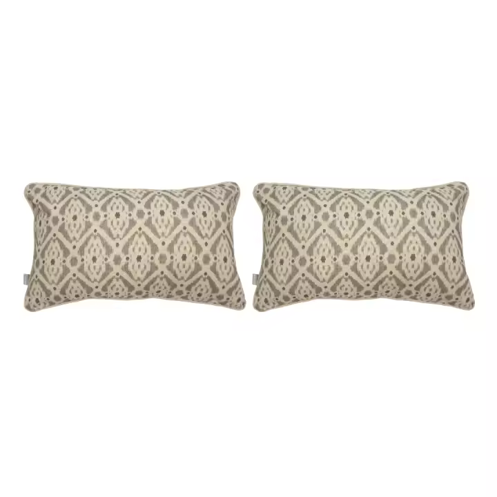 NAF NAF - 2 Fundas de cojín de decoración FORMENTERA COORD 30x50 cm 85% algodón 15% poliéster. Fabricado en España. - 1