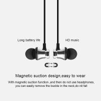 Auriculares inalámbricos con Bluetooth y micrófono, audífonos intrauditivos deportivos estéreo para música - details 6