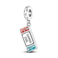 Encanto De Colgante De Árbol De Familia Platinado En Plata Para Pulsera De Bangle Y Collar DIY Regalo Con Doble Vuelo Aéreo - details 125