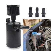 Tanque De Aceite Universal De Aluminio 2-puertos/3-puertos Con Filtro De Respiradero Mini Separador De Aceite Para Motor - details 0