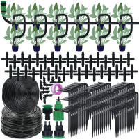 Kit De Riego Por Drip Para Invernadero Sistema Automático De Riego Para Jardín Con Repartidor De Riegos De 4 Caminos Para Plantas En Macetas Vegetales Bonsái De 4/7mm a 3/5mm - details 0