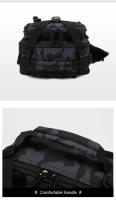Mochila De Pesca Para Hombres Bolsa De Camping Y Viaje Al Aire Libre Con Sistema Molle Táctico Para Deportes Almacenamiento De Cañas Y Cajas De Señuelos - details 13