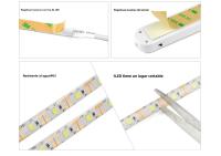 Tira De LED Con Sensor De Movimiento PIR Inalámbrico Para Armario Cama Escaleras - Iluminación Nocturna Seguridad Inteligente Batería Incluida - details 5