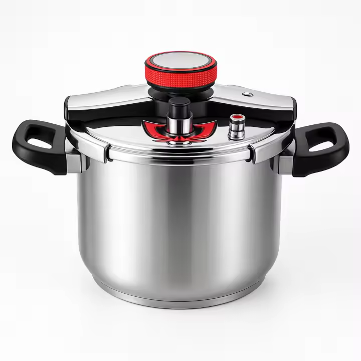 Olla a Presión de Acero Inoxidable – 3L / 4L / 6L / 8L, para Cocina Doméstica y Profesional, Estilo Alemán - 1