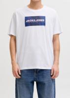 Jack & Jones Camiseta Hombre Manga Corta Cuello Redondo Regular Fit Algodón Casual Blanco REF 12288492 - details 1