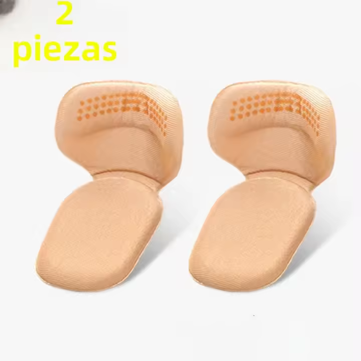 2/6pc Almohadillas De Silicona Para Zapatos Alivio Del Dolor De Talón Y Punta De Pie Protección Antideslizante Para Tacón Alto Insoletas De Medio Tamaño Ajustable Duraderas Y Suaves - 1