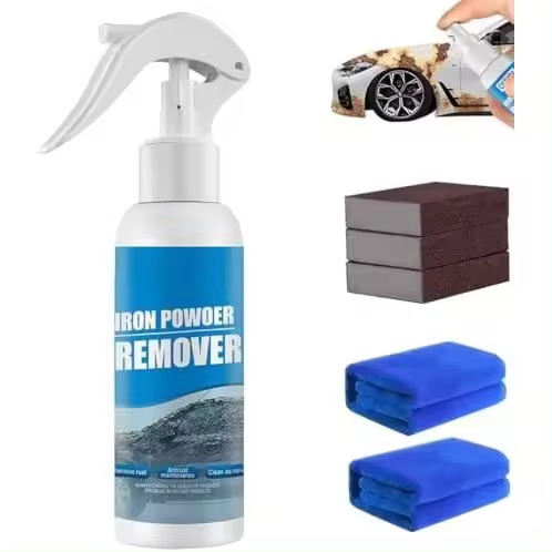 Spray removedor de óxido multiusos, removedor de polvo de hierro, spray para eliminar óxido, spray removedor instantáneo de óxido para herramientas, metales, hierro fundido, piezas de automóviles, etc. (1 unidad-30 ml) - 1