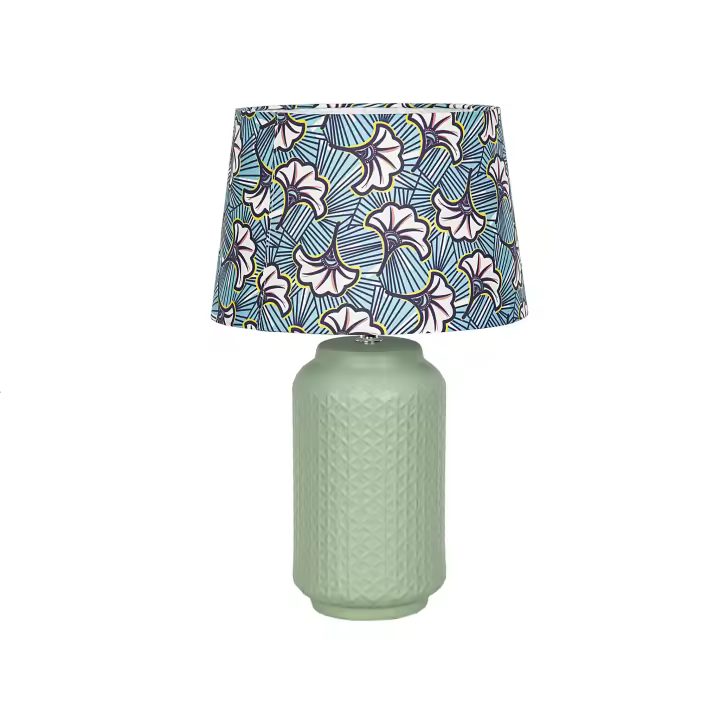 LAMPARA CERAMICA VERDE C/PANTE14 HM112214 FIJALO - 1