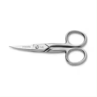 3 Claveles Tijera Uñas Curva 3.5'' 9Cm 1Ud - 1