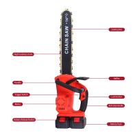 Motosegadora Inalámbrica 16'' Sin Escobillas 7980W 30,000 RPM - Sierra de Cadena Eléctrica Portátil para Tala de Árboles, Podas y Jardinería Profesional con Diseño Antivibración y Seguridad Activa - details 2