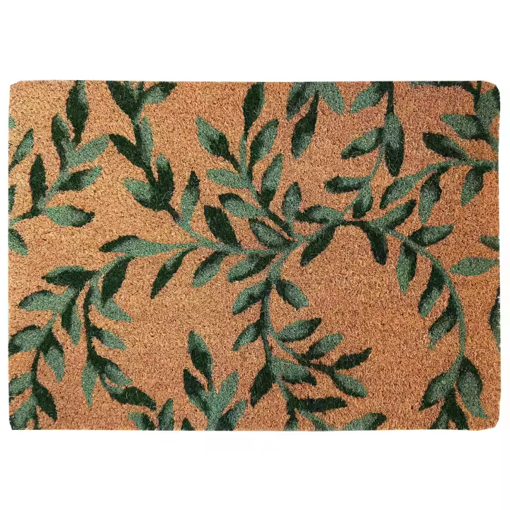 felpudo coco 60x40 hojas 7161101-8 - 1