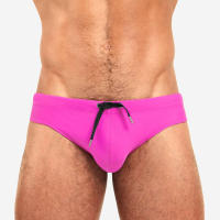 Bragas De Natación Para Hombre Estilo Low Rise Diseño Sólido Corto De Playa Bikini Móvil Briefs De Baño Push up Underpants - details 4