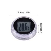 Termómetro Para Motocicleta Impermeable Adhesivo Digital Medidor De Temperatura Para Interior Del Coche Reloj Contador De Tiempo ABS - details 14
