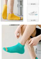 5 Pares De Calcetines De Algodón Para Hombre Verano Respirables Y Transpirables Estilo Calle Moda Y Cómodos Calcetines De Bote - details 5