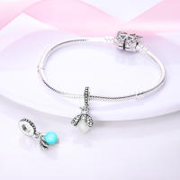 Colgante De Torre De Viaje Con Encanto De Gato Para Mujer Joyería Original De Pulsera Y Collar Plata Esmaltada 100% 2023 - details 15