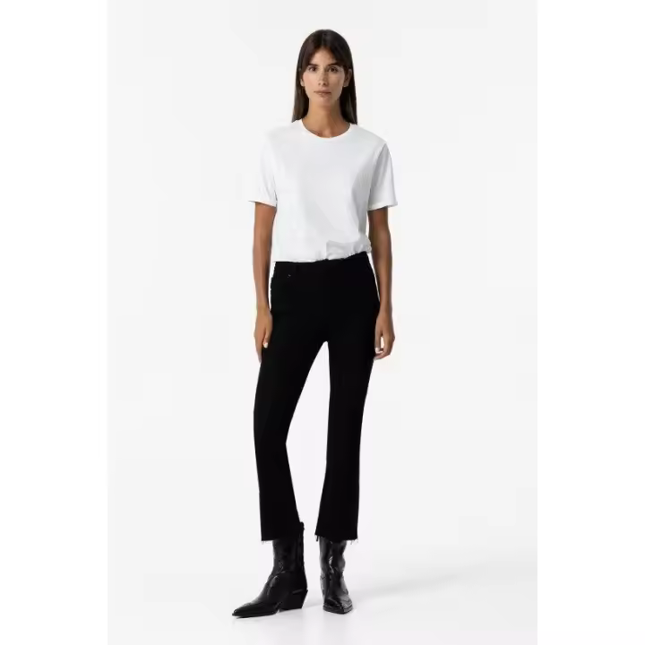 Jeans Marcas Megan Mujer Ropa Tiffosi Tiffosi mujer  Jeans cropped -Tiffosi- Megan_57 P00 negro - 1