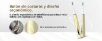 Cepillo De Dientes Eléctrico Seago Con Control Táctil Sin Ranuras Sensor De Presión 5 Modos IPX7 Impermeable Recargable Para Adultos - details 2