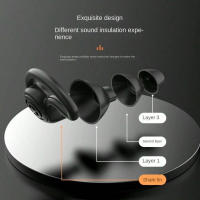 Tapones Para Los Oídos De Silicona De 3 Capas HUAK Para Reducción De Ruido Reutilizable Para Dormir Nadar Estudiar Conciertos - details 2