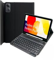 FGNS Funda con Teclado Español Ñ para Xiaomi Redmi Pad 2 (2025) & SE (2023) 11"(No se puede utilizar para Redmi Pad 2 pro 12.1''), Magneticamente Desmontable Bluetooth Teclado Compatible con  Redmi Pad 2 / SE 11 Pulgadas, - details 0