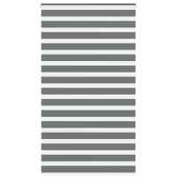 vidaXL Estor cebra gris oscuro tejido poliéster en dimensiones 130x100 cm/130x200 cm/130x230 cm y más | protección solar decorativa para ventanas hogar oficina dormitorio fácil de instalar - details 2