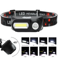 Linterna Frontal LED Mini Portátil XPE+COB Recargable USB Con Batería 18650 Para Camping Pesca Al Aire Libre Luz De Mano - details 5