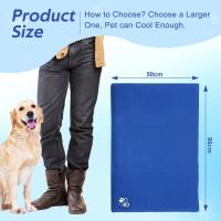 Alfombra Refrescante para Perros, 50 x 65 cm, 50 x 90 cm, Alfombra Refrescante Gatos, Calchoneta Refrescante para Mascotas, Impermeable, almohadilla de refrigeración lavable de verano para perros - details 1