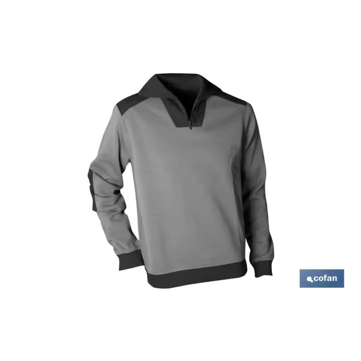COFAN - Sudadera con cuello y cremallera | Modelo Volta | Composición: 100% poliéster | Varios Colores - 1