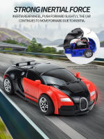 Coche Transformable En Robot Juguete Automático De Carreras Para Niños Regalo De Pascua Vehículo Push And Go Para Niños De 4 a 12 Años - details 3